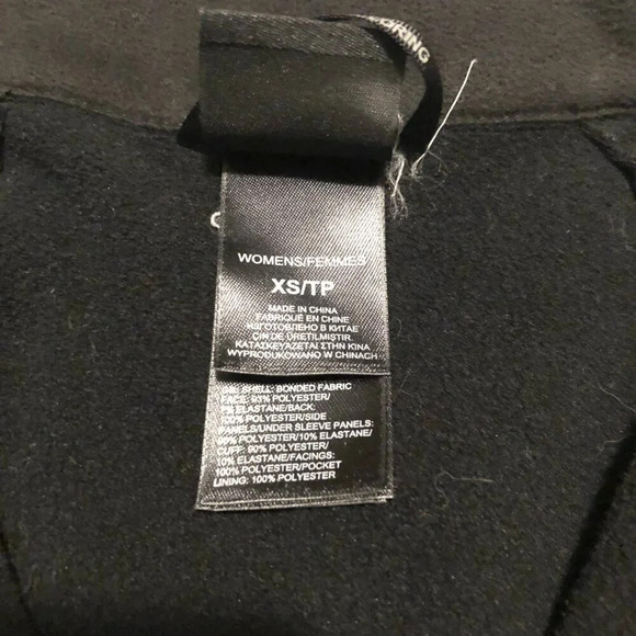 North Face Black Soft Shell Jacket Womens XS - Picture 4 of 16